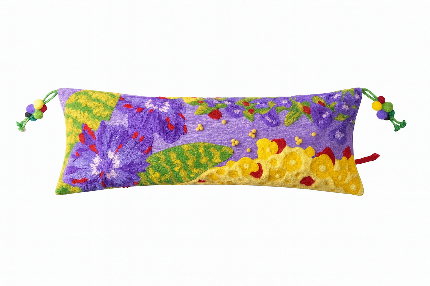 Floral Symphony Pillow