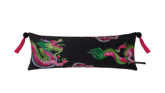 Majestic Dragon Phoenix Cushion